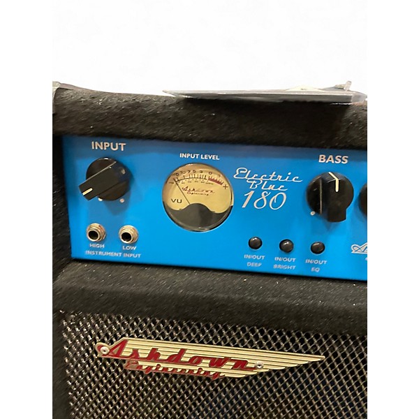 Used Ashdown EB 15-180 Electric Blue EVO II 180W 1x15 Bass Combo Amp