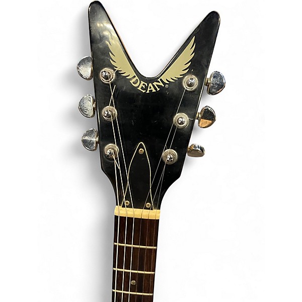 Used 1980s Dean BABY Z Red Solid Body Electric Guitar