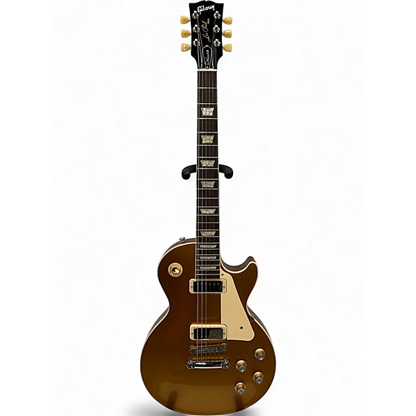 Used 2024 Gibson Les Paul Deluxe Gold Top Solid Body Electric Guitar
