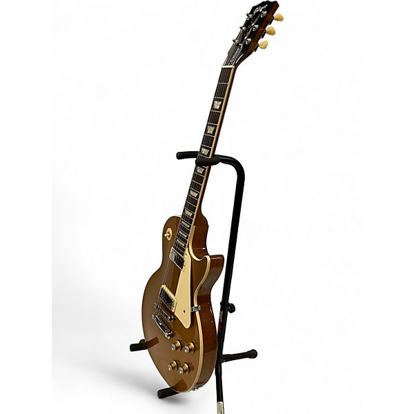 Used 2024 Gibson Les Paul Deluxe Gold Top Solid Body Electric Guitar