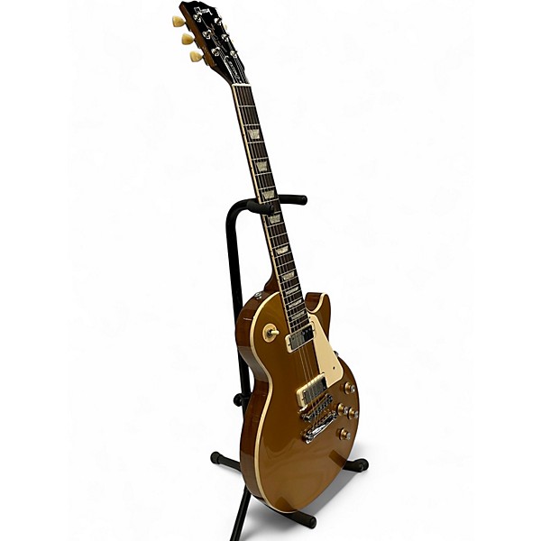 Used 2024 Gibson Les Paul Deluxe Gold Top Solid Body Electric Guitar