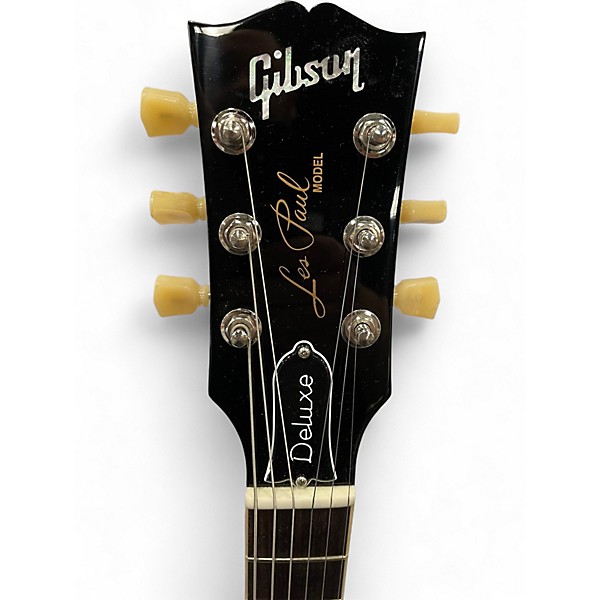 Used 2024 Gibson Les Paul Deluxe Gold Top Solid Body Electric Guitar