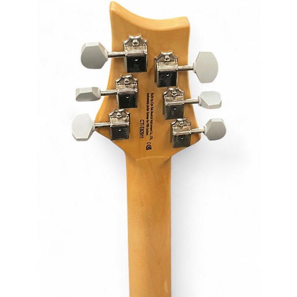 Used PRS SE Silver Sky GREEN Solid Body Electric Guitar