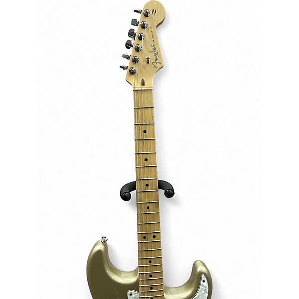 Used 2006 Fender American Strat (Modified) Shoreline Gold Solid Body Electric Guitar