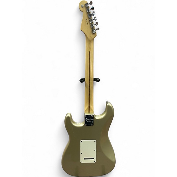 Used 2006 Fender American Strat (Modified) Shoreline Gold Solid Body Electric Guitar