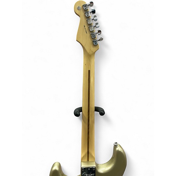 Used 2006 Fender American Strat (Modified) Shoreline Gold Solid Body Electric Guitar