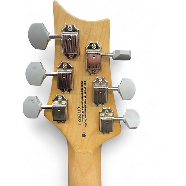 Used PRS SE Silver Sky MOON WHITE Solid Body Electric Guitar