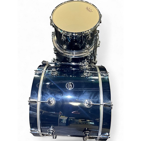 Used DW 3 Piece Performance Series Chrome Shadow Drum Kit