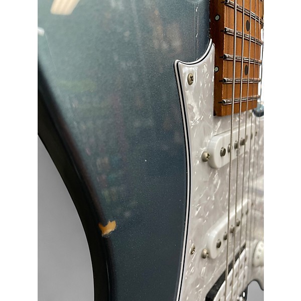 Used Ibanez AZ2204 Prestige Ice Blue Metallic Solid Body Electric Guitar