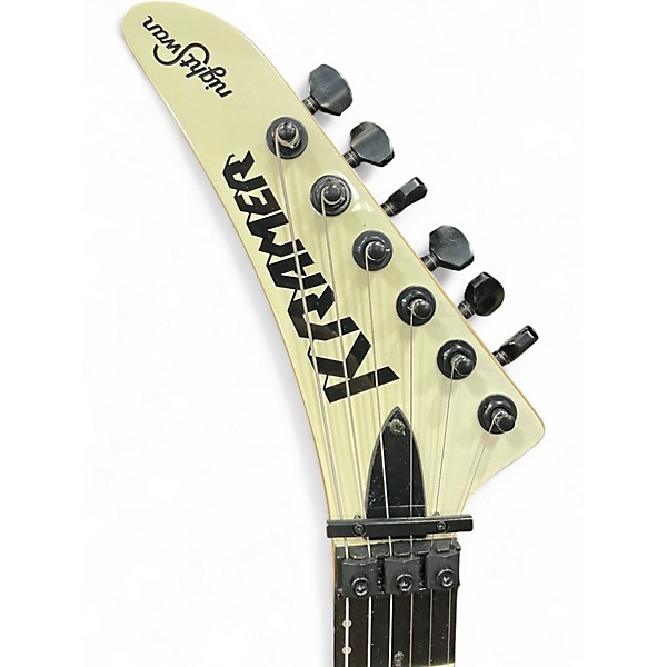 Used Kramer NIGHT SWAN AZTEC WHITE Solid Body Electric Guitar