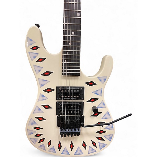 Used Kramer NIGHT SWAN AZTEC WHITE Solid Body Electric Guitar