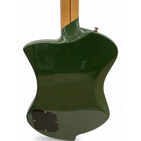 Used D'Angelico Deluxe Ludlow Green Solid Body Electric Guitar