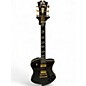 Used D'Angelico Deluxe Ludlow Limited Edition Matte Black Solid Body Electric Guitar thumbnail