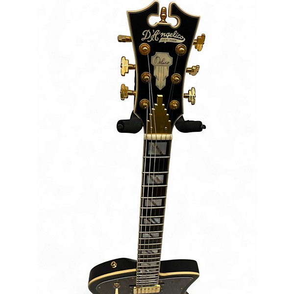 Used D'Angelico Deluxe Ludlow Limited Edition Matte Black Solid Body Electric Guitar
