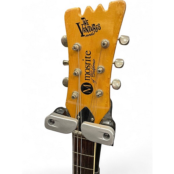 Used Mosrite Ventures Blue Solid Body Electric Guitar