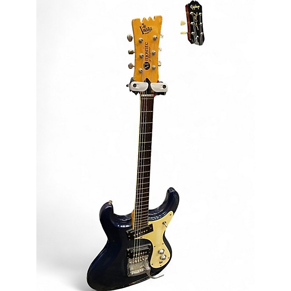 Used Mosrite Ventures Blue Solid Body Electric Guitar