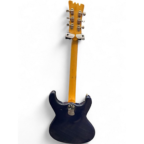 Used Mosrite Ventures Blue Solid Body Electric Guitar