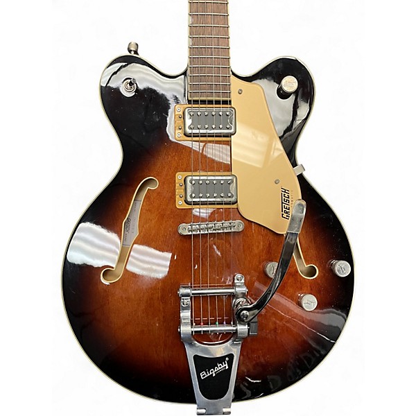 Used 2022 Gretsch Guitars G5622T Electromatic Center Block Double Cut Bigsby Sunburst Hollow Body Electric Guitar