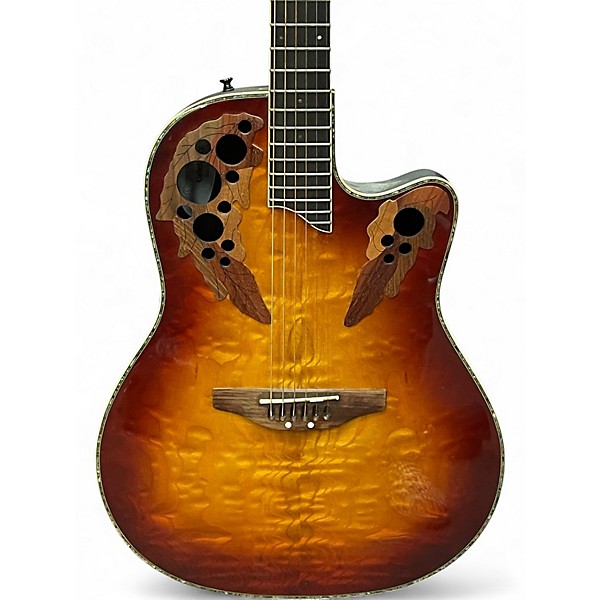 Used Ovation CC44 3 Color Sunburst Solid Body Electric Guitar