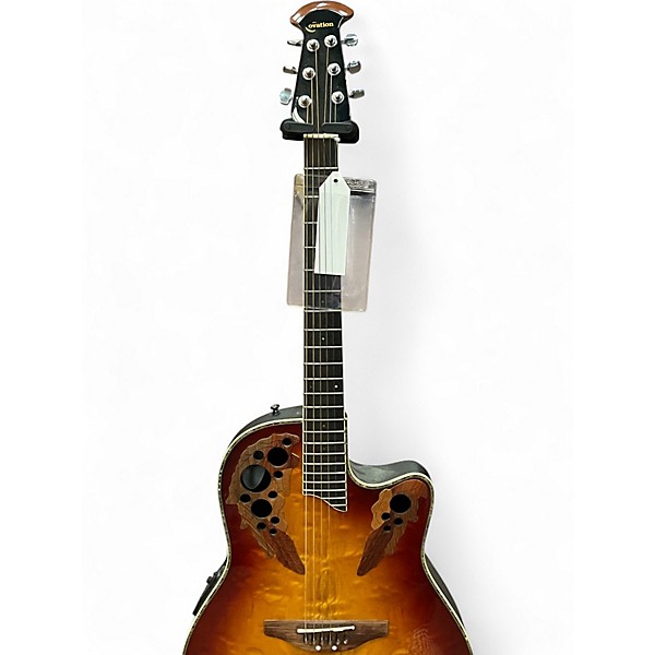 Used Ovation CC44 3 Color Sunburst Solid Body Electric Guitar