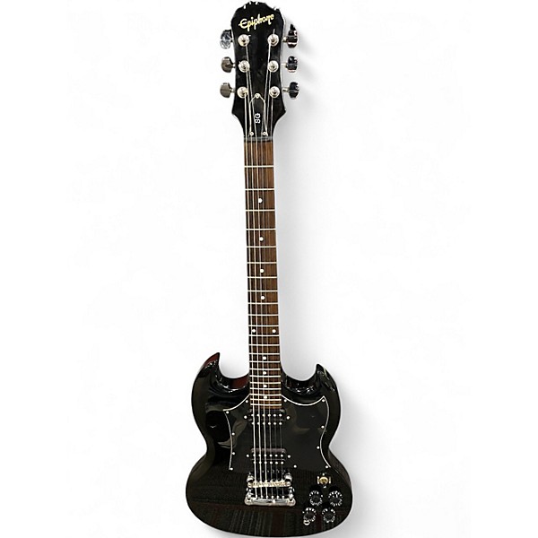 Used 2005 Epiphone SG G310 Black Solid Body Electric Guitar