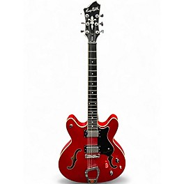 Used Hagstrom viking Dakota Red Hollow Body Electric Guitar