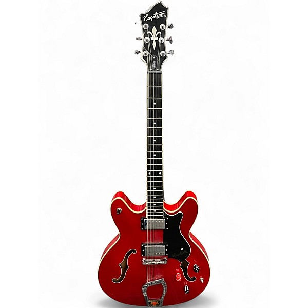 Used Hagstrom viking Dakota Red Hollow Body Electric Guitar