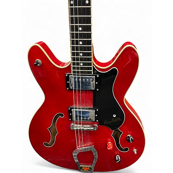 Used Hagstrom viking Dakota Red Hollow Body Electric Guitar