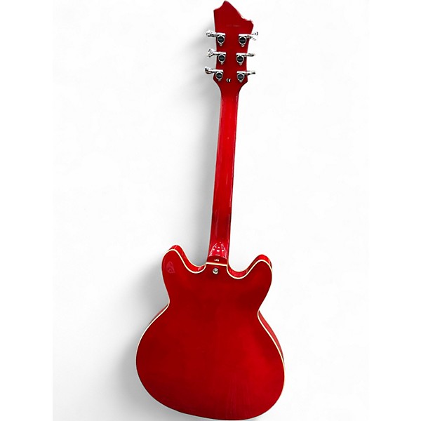 Used Hagstrom viking Dakota Red Hollow Body Electric Guitar