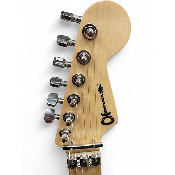 Used Charvel San Dimas Style 1 HSS Cream Solid Body Electric Guitar