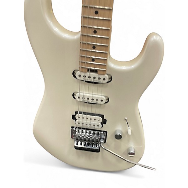 Used Charvel San Dimas Style 1 HSS Cream Solid Body Electric Guitar