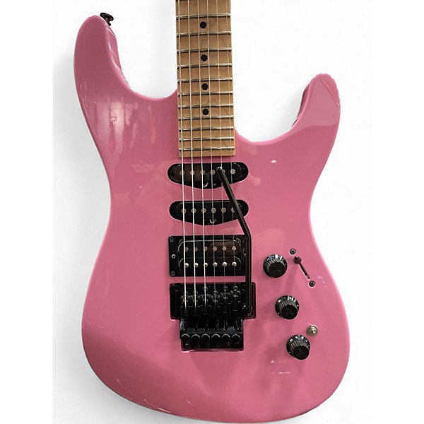 Used Fender HM Heavy Metal Stratocaster Pink Solid Body Electric Guitar