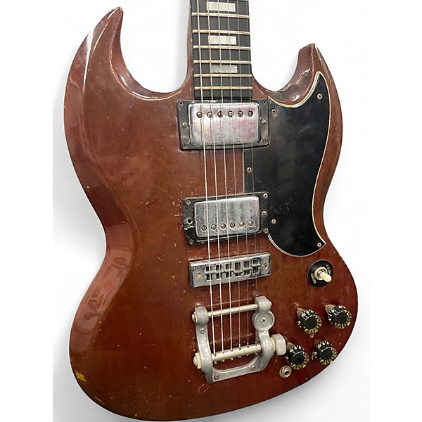 Vintage 1973 Gibson SG Cherry Solid Body Electric Guitar