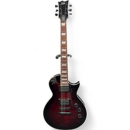 Used ESP LTD EC256 TRANSPARENT RED BURST Solid Body Electric Guitar