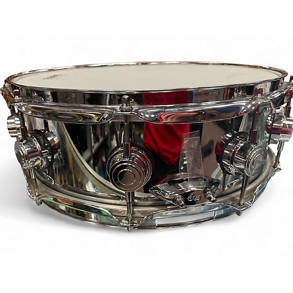 Used DW 14in STEEL SNARE 14X5.5 STEEL Drum