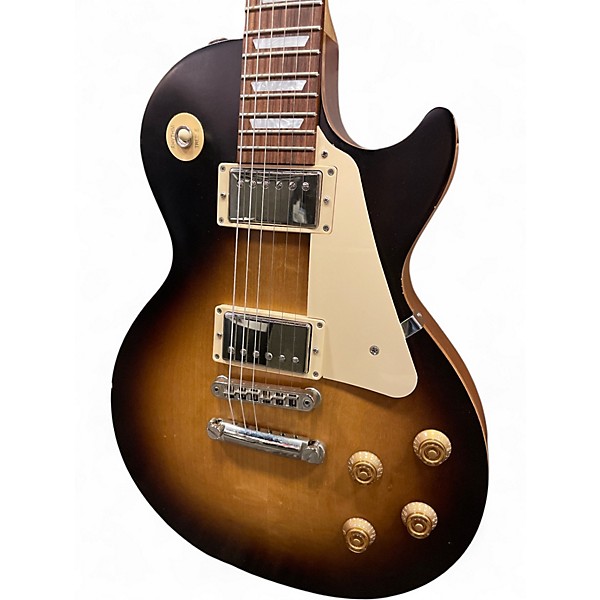 Used 2022 Gibson Les Paul Tribute Tobacco Burst Solid Body Electric Guitar