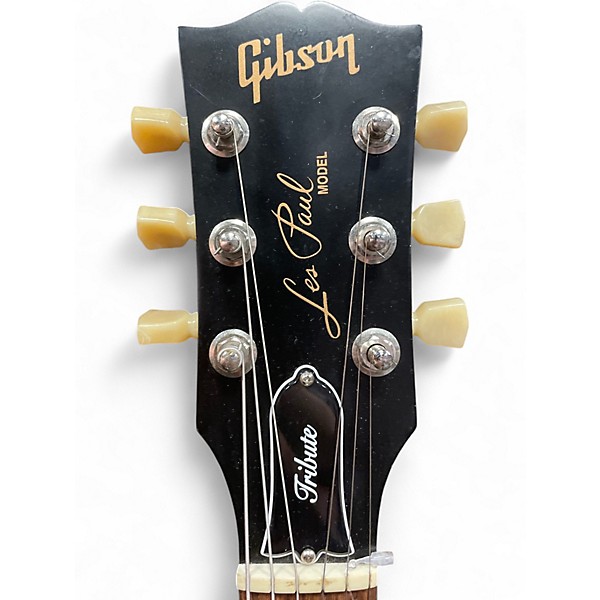 Used 2022 Gibson Les Paul Tribute Tobacco Burst Solid Body Electric Guitar