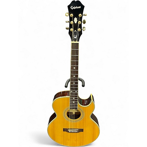 Used Epiphone PR-5E Natural Acoustic Guitar