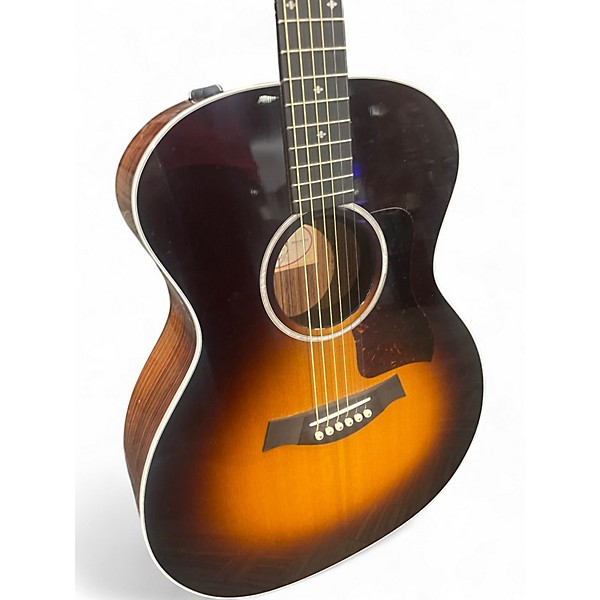 Used Taylor 214E Deluxe Sunburst Acoustic Electric Guitar