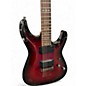 Used Schecter Guitar Research Demon 6 Crimson Red Burst Solid Body Electric Guitar thumbnail