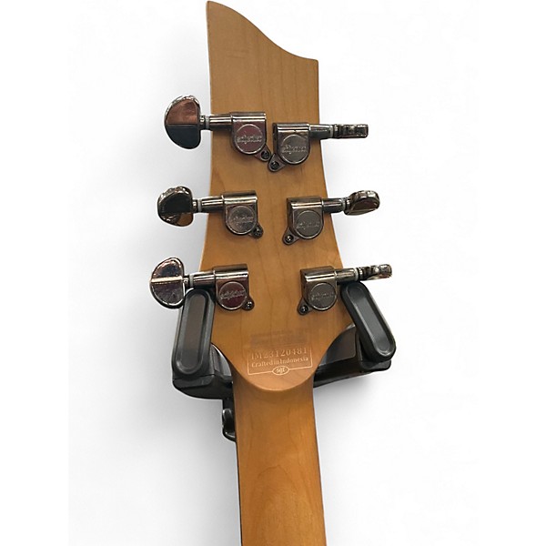 Used Schecter Guitar Research Demon 6 Crimson Red Burst Solid Body Electric Guitar