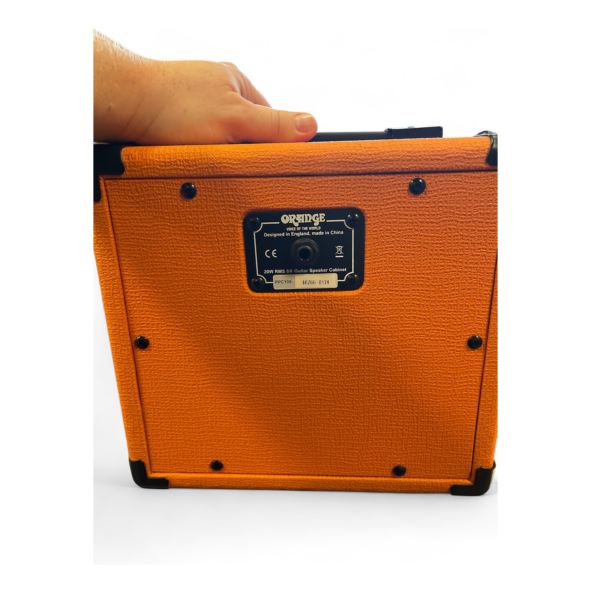 Used Orange Amplifiers PPC108 Micro Terror 1X8 Guitar Cabinet