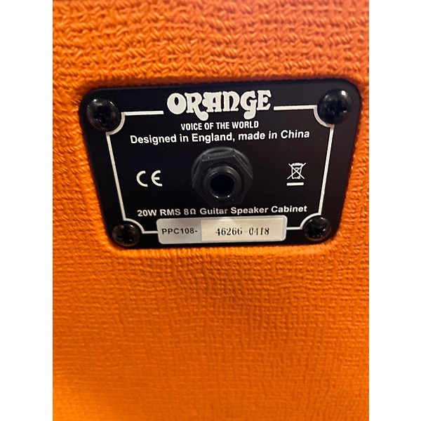 Used Orange Amplifiers PPC108 Micro Terror 1X8 Guitar Cabinet