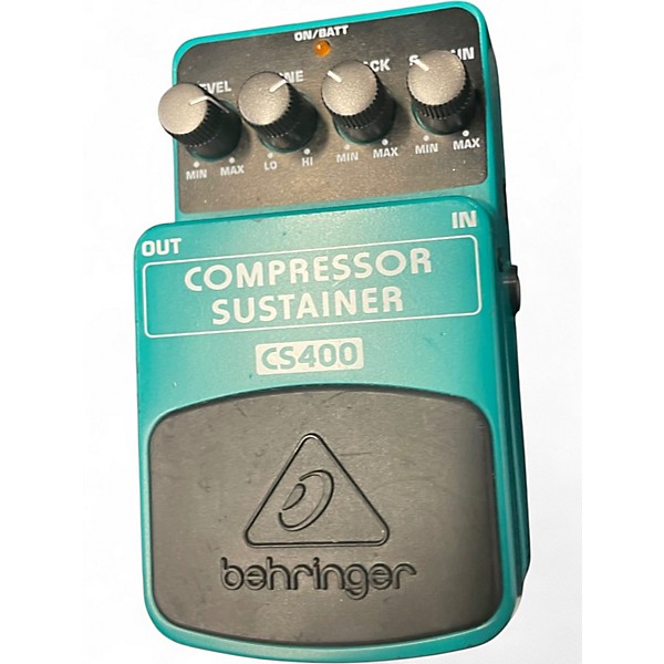 Used Behringer CS400 Compressor Sustainer Effect Pedal