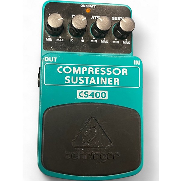 Used Behringer CS400 Compressor Sustainer Effect Pedal