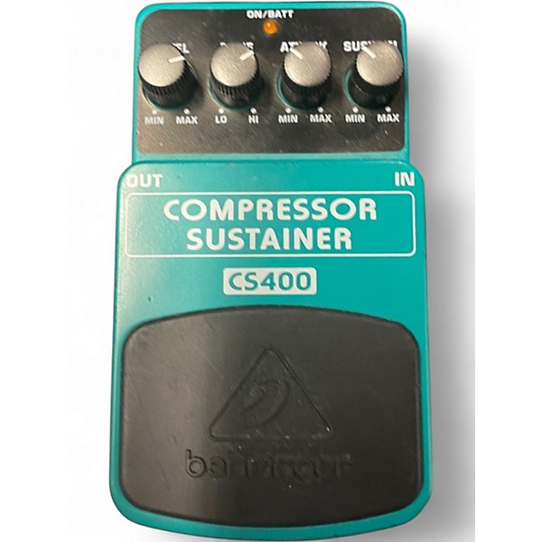 Used Behringer CS400 Compressor Sustainer Effect Pedal