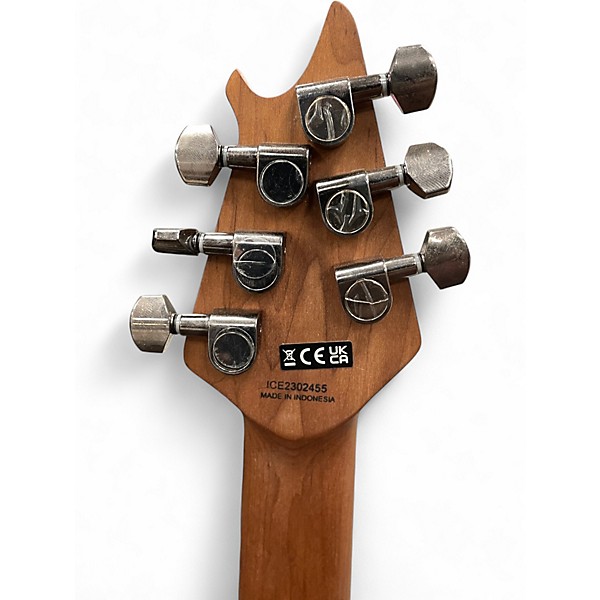 Used EVH Wolfgang Standard CHLORINE BURST Solid Body Electric Guitar