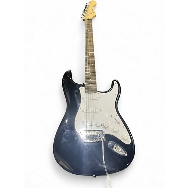 Used Squier Affinity Black and White Solid Body Electric Guitar