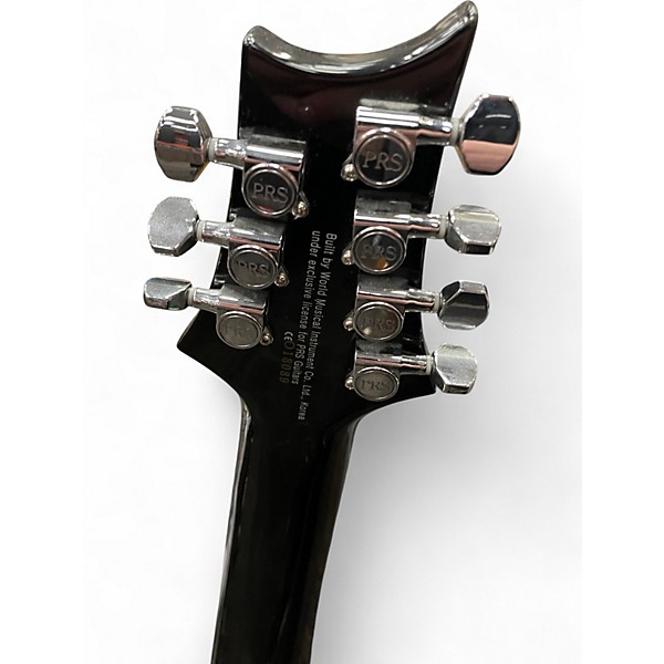 Used PRS SE CUSTOM 7 STRING Black Solid Body Electric Guitar