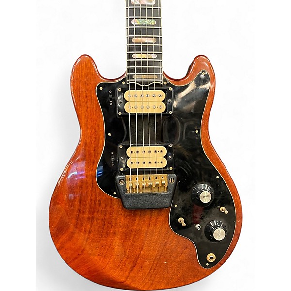 Vintage 1970s Ovation Preacher Deluxe Mahogany Solid Body Electric Guitar